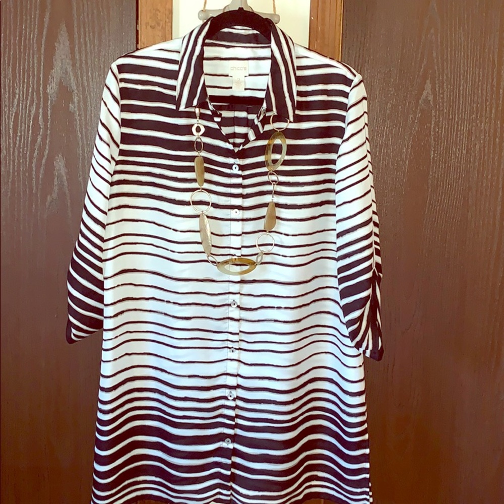 Chicos’s Long tunic top